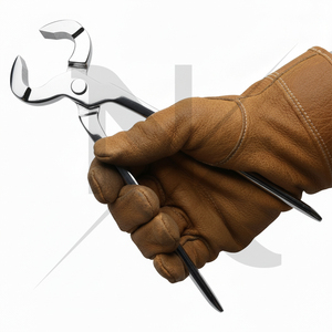 ที่ตัดเล็บม้าแบบมืออาชีพ ขนาด 10 นิ้ว ปรับได้ ใช้ซ้ำได้ เป็นมิตรกับสิ่งแวดล้อม แข็งแรงทนทาน ผลิตจากเหล็กตีขึ้นรูป ขัดเงา สำหรับกีฬาขี่ม้า - Product Image 6