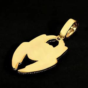 Collier pendentif araignée en diamant, diamants de laboratoire taille ronde et baguette, bijoux hip-hop glacés, cadeau raffiné pour hommes et femmes - Product Image 4