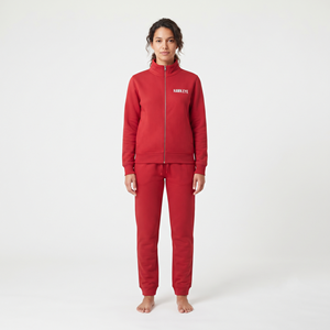 Conjunto Deportivo para Mujer, Chaqueta Holgada con Capucha y Cierre de Cremallera de Manga Larga y Pantalones Deportivos, para Correr, Hacer Ejercicio y Entrenamiento al Aire Libre - Product Image 5