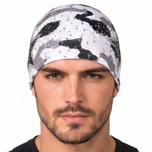 Gorras de Ciclismo Deportivas Unisex con Estampado de Calaveras y Pedrería, Gorros Transpirables de Algodón y Poliéster, Gorras de Running de Secado Rápido - Product Image 4
