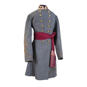 Abrigo de lana de reproducción americana de época precisa, estilo uniforme civil tradicional. - Product Image 1