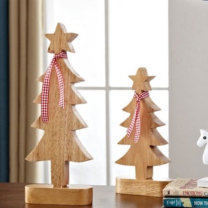Direct Factory Supply Handmade Wooden Tabletop <b>Tree</b> with Rustic Design for <b>Christmas</b> Decoration and Holiday <b>Table</b> Decor For Sale - Product Image 3