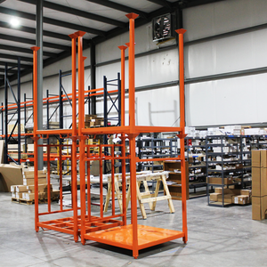 Étagères industrielles, cage de stockage en acier, étagères de garage, système de rayonnage empilable robuste, stockage d'entrepôt - Product Image 3