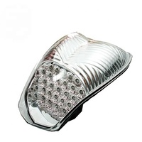 Luz Trasera LED MOFUNS ABS+PC con Luz de Señal de Giro para K1200R Sport 2005~2008 (Lente Ahumada/Transparente, Certificación E-mark)