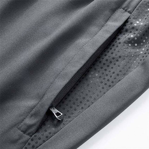 Pantalones Cortos Bermuda para Hombre, de Color Sólido, Secado Rápido, Transpirables, de Poliéster/Algodón, Cintura Media, Cierre con Cordón, Casuales, para Gimnasio y Running - Product Image 4
