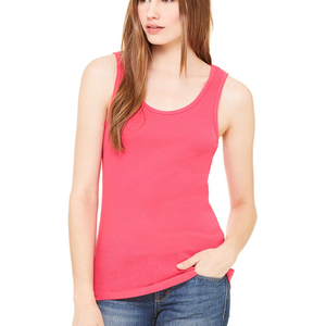 Débardeur tricoté pour femme, col rond, couleur unie, vêtement décontracté, mélange de coton et de spandex, longueur normale - Product Image 6