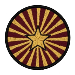 Écusson brodé rond Compas du Soleil Loge Bleue Maçonnique, symbole de société secrète, insignes de cérémonie pour blazer et uniforme, cadeau maçonnique - Product Image 5