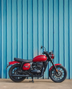 รถจักรยานยนต์ JAWA "JAWA 42" สีดำและสีแดงเลือดหมู - Product Image 6