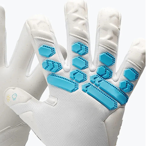 Guantes de Portero Profesionales WEMBLY SPORTS 3.55mm URG 2.0 de Cuero, Super Adhesivos, Antideslizantes, Impermeables, con Protección para los Dedos - Product Image 6