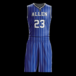 Uniformes de Baloncesto Personalizables al por Mayor para Hombre, Impresión por Transferencia de Calor, 100% Poliéster, Absorbente de Humedad, Antibacteriano, Verano - Product Image 2