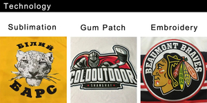 Maillot de hockey sur glace personnalisé par sublimation, entièrement personnalisable avec logo, design et nom d'équipe, 100% polyester antibactérien - Product Image 6