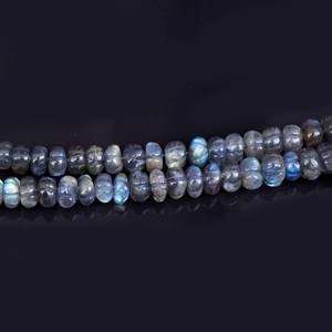 Cuentas de Labradorita Azul Natural Talladas en Forma de Melón, Cuentas Sueltas de Alta Calidad para la Elaboración de Joyería - Product Image 4