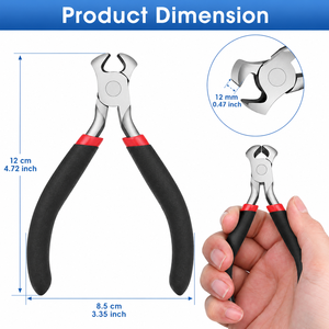 Pince coupante de précision pour fils, outil de fabrication de bijoux ZetomedPro - Product Image 3