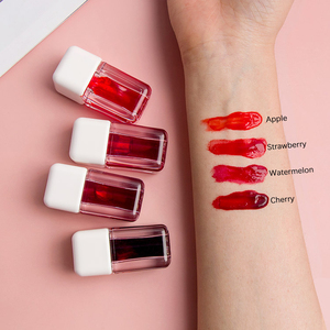 4 Fruit Shades <b>Lip</b> Tint, Long-Lasting Stain Liquid <b>Lip</b> Gloss for Natural Flush & All-Day Wear - Product Image 2