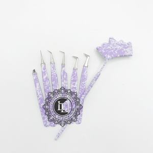 Nouvelle arrivée Pince à cils en acier inoxydable miroir de qualité supérieure Revêtement en poudre personnalisé Pointe pointue durable et durable - Product Image 2