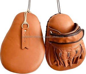 Manoplas de enfoque de entrenamiento MMA de cuero de vaca 100% Vintage de alta calidad, almohadillas de enfoque PRO en Color TAN para entrenadores de boxeo y uso físico - Product Image 1