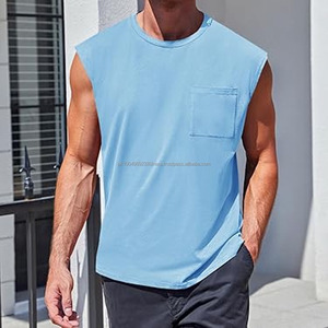 High Quality <b>Men</b> <b>Tank</b> <b>Top</b> 100% Cotton and Polyester <b>Top</b> Sale Cotton <b>Tank</b> <b>Top</b> for <b>Gym</b> Wear <b>Men</b> - Product Image 4