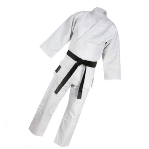 Kimono Blanco de BJJ, Uniforme 100% Algodón, Corte Holgado, Unisex para Adultos, Ropa Duradera para Artes Marciales, Cinturón Negro Incluido, Peso del Tejido 480g - Product Image 2