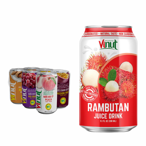 Para VINUT 330ml Bebida de jugo de plátano sin azúcar Muestra gratis Etiqueta privada OEM/ODM de Vietnam Fabricante Jugo de frutas y verduras - Product Image 1