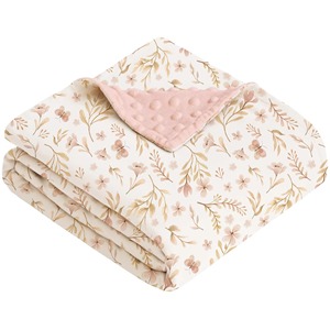100% Cotton Woven <b>Throw</b> Blanket for Newborn <b>Super</b> <b>Soft</b> Warm Solid Color Baby Blankets - Product Image 1