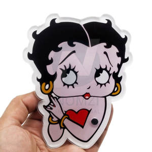 Últimos paletas de cristal personalizadas con logo para extensiones de pestañas, diseño Betty Boop, herramienta de belleza para pestañas postizas. - Product Image 2