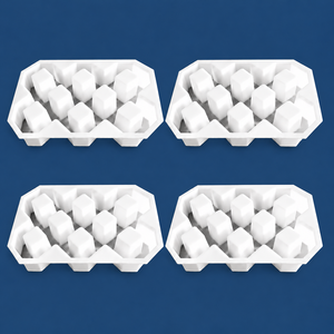 แม่พิมพ์พลาสติก PP สำหรับแผ่นปูหญ้าคอนกรีต 8 รู - Product Image 1