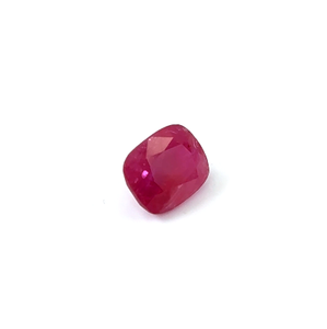 Rubí natural sin tratar de Mozambique, corte cojín, 7.25 quilates, piedra preciosa de rubí facetada natural suelta para la fabricación de joyas, lista para usar. - Product Image 3