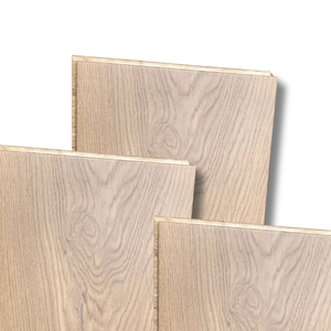 Suelos de madera de ingeniería de 3 capas de estilo europeo, roble blanco liso/cepillado de tamaño personalizado con sistema de bloqueo de clic - Product Image 4