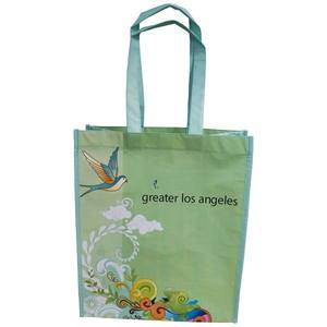 ถุงช้อปปิ้งคุณภาพพรีเมียม ผลิตจากผ้า PP รีไซเคิล ลายจุด พร้อมซิปปิด  รับทำสีและโลโก้ตามสั่ง ใช้ได้ทั้งภายนอกและภายในอาคาร - Product Image 6