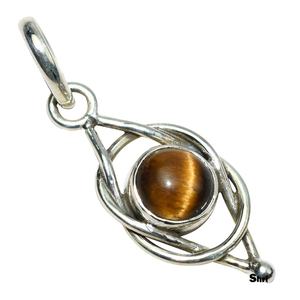 Ravissant pendentif de forme ronde en argent Sterling 925, bijoux en argent uniques, design exclusif - Product Image 1