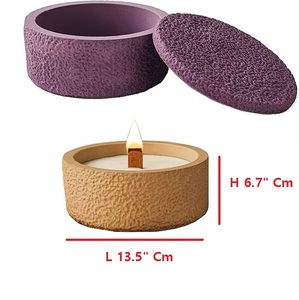 Luxurious Handmade Soy Wax Aromatherapy <b>Candles</b> Modern Design Durable Environment-Friendly for Weddings Holidays Wedding Holiday - Product Image 3