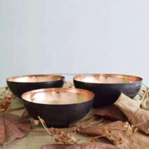 Cuenco DE SERVICIO DE COBRE tradicional para ocasiones de regalo, aniversarios de boda, calentadores de casa, decoración de cocina única hecha a mano - Product Image 3