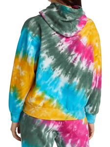 Custom Unisex <b>Tie</b> <b>Dye</b> <b>Hoodie</b> Rainbow Multicolor Spiral Cotton French Terry Pullover Sweatshirt Kangaroo Pocket OEM Wholesale - Product Image 5