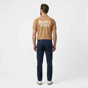 Polo pour homme personnalisé en gros, de haute qualité, en coton piqué respirant, tendance, décontracté, matière douce, style streetwear - Product Image 1