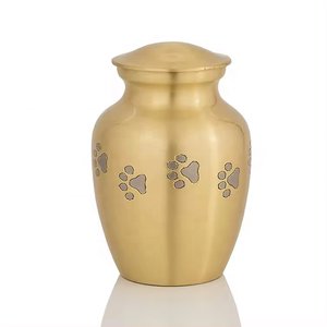 Mejor oferta 2025 urnas para mascotas con metal de latón hecho último diseño urna de cremación para cenizas de mascotas utiliza por exportadores - Product Image 1