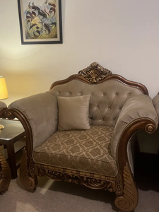 Los mejores cojines para muebles de hogar, juego de sofá de tela con estructura de madera para sala de estar, 4 plazas, diseño moderno, cómodo y de alta calidad. - Product Image 2