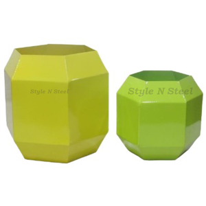 Macetero de Interior Multiusos, Resistente, con Recubrimiento de Polvo de Hierro 3D y Drenaje - Product Image 1