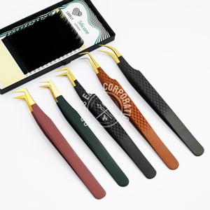 Best Selling Custom Packaging Volume for Isolation Lash Extension Individual Tweezer Lashes Extension Wholesale Custom logo - Product Image 1