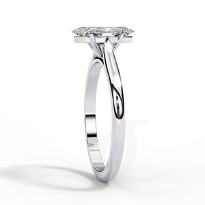 Anillo de Diamantes con Corte Marquesa, Plata 925, Engaste Invisible, Joyería de Compromiso y Boda para Mujer - Product Image 2