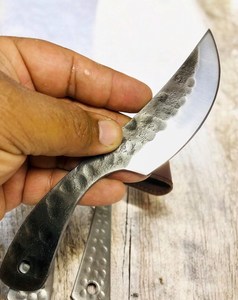 Juego de Cuchillos Vikingos Forjados a Mano, con Mango de Acero Inoxidable y Textura de Damasco, para Camping y Caza al Aire Libre, 3 Cuchillas - Product Image 3