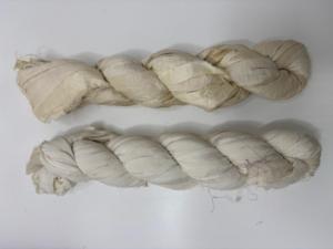 Ruban en fil de chenille 100% soie, toucher doux, fabriqué à partir de saris recyclés colorés, pour emballage cadeau, artisanat, couture, embellissement, décoration - Product Image 2