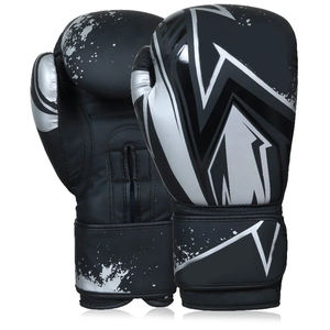 ถุงมือชกมวยหนังคุณภาพสูง สายรัดข้อมือปรับได้ ตัวเลือกปรับแต่งได้ น้ำหนัก 4oz-12oz สำหรับผู้ใหญ่ ฝึกซ้อมต่อสู้ ไทย - Product Image 4
