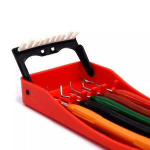Ensemble de spatules pour composites dentaires avec boîte de désinfection en acier inoxydable CE ISO Fabricant OEM Java Surgical JS-FI-007 - Product Image 4