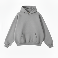 Vente en gros : Nouveau sweat à capuche oversize élégant et tendance pour homme, vierge, personnalisable avec logo, en polyester et coton