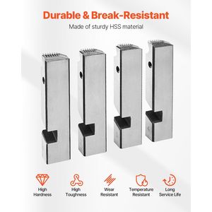 เครื่องทำเกลียวตาย4ชิ้นทำจากวัสดุ HSS 1/2ขวามือ---3/4 - Product Image 3