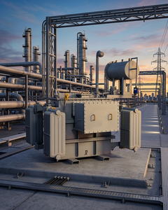 หม้อแปลงไฟฟ้าแบบระบายความร้อนด้วยน้ำมันขนาดใหญ่ 800 kVA แรงดันไฟฟ้าหลัก 20 kV แรงดันไฟฟ้ารอง 400V ความถี่ 50 Hz เทคโนโลยีระบายความร้อนแบบ ONAN ONAF - Product Image 3