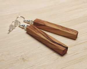 Pendientes de Moda para Mujer, Material de Resina y Madera, Diseño Personalizado para Fiestas y Eventos, India MN EXPORTS, Modelo MNE-1106, Canal - Product Image 5