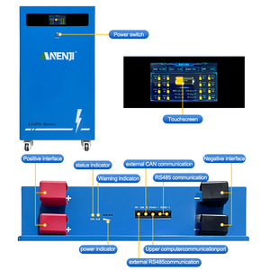 แบตเตอรี่ Anenji 16kWh 51.2V 314Ah LiFePO4 รุ่น ANJ-314AH-TTS 8000 รอบการใช้งาน อุณหภูมิใช้งาน -20~55 องศาเซลเซียส ประสิทธิภาพ 96% พลังงานไฟฟ้า - Product Image 3
