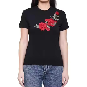 T-shirts à manches courtes pour femmes, de haute qualité, nouveau design par sublimation, respirants, séchage rapide, coupe ajustée - Product Image 1