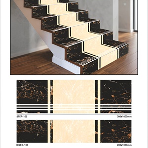 Carreaux de marche/rail en porcelaine, 300x1000mm, pour marche, finitions, antidérapantes, le lot de la marque indienne - Product Image 1